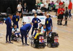 Half time pep talk - Beryl Jenkins